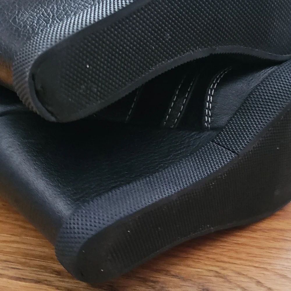 Authentic Chloé black quilted leather wedge sneakers• Size 39 (approx US 8.5–9) - Picture 12 of 14